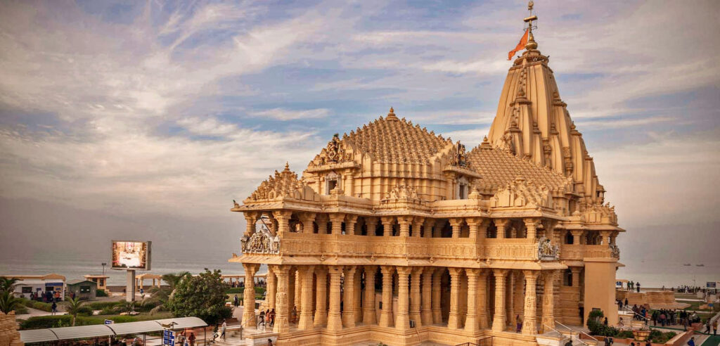 Why did Mahmud Gazani attack the Somnath temple?