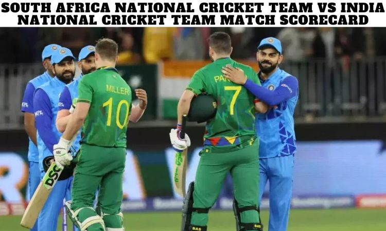 South Africa National Cricket Team vs India National Cricket Team Match Scorecard