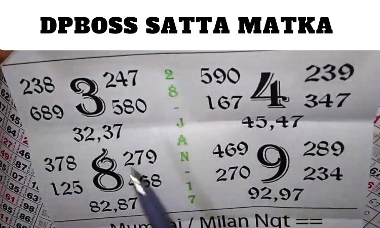 DPBoss Satta Matka