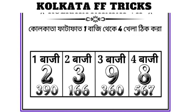 Kolkata FF Tricks