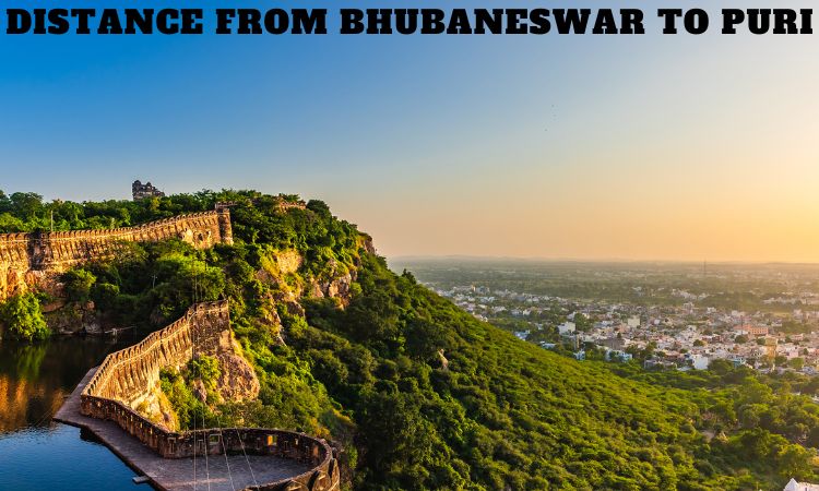 Distance from Bhubaneswar to Puri