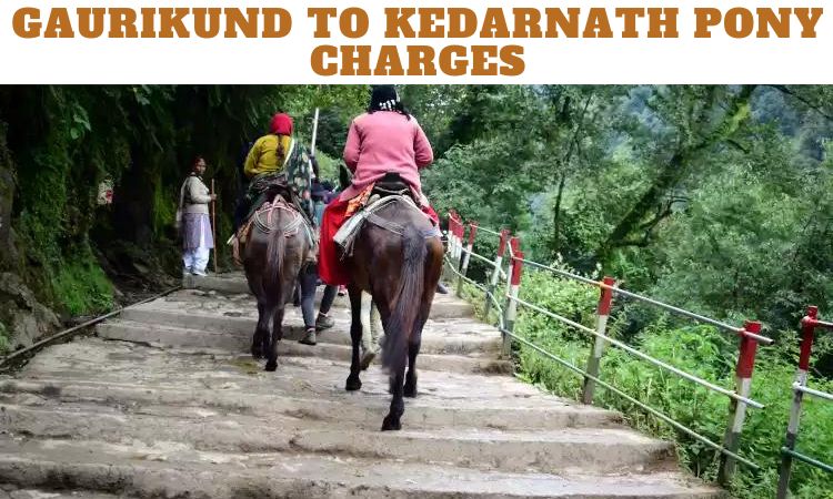 Gaurikund to Kedarnath Pony Charges