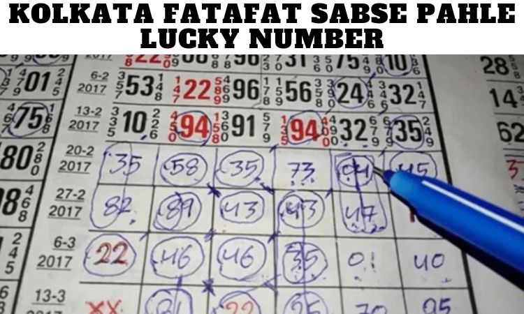 Kolkata Fatafat Sabse Pahle Lucky Number