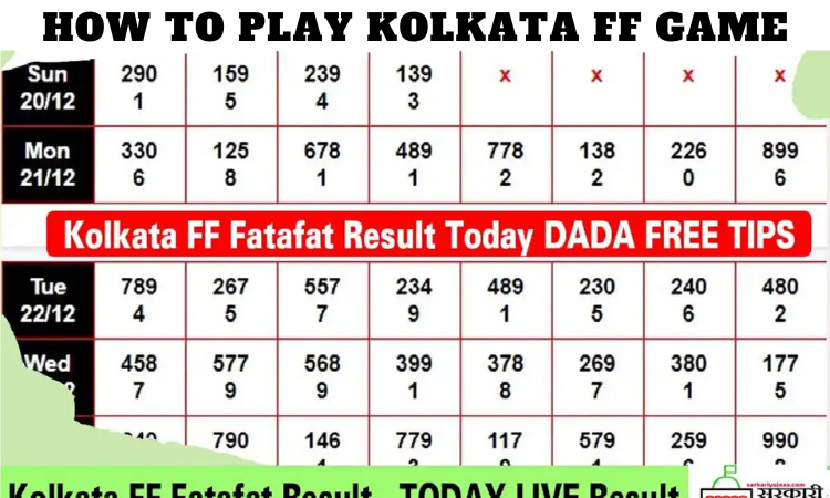 How to play Kolkata FF game