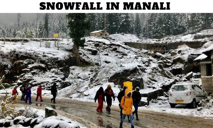 Snowfall in Manali Himachal Pradesh