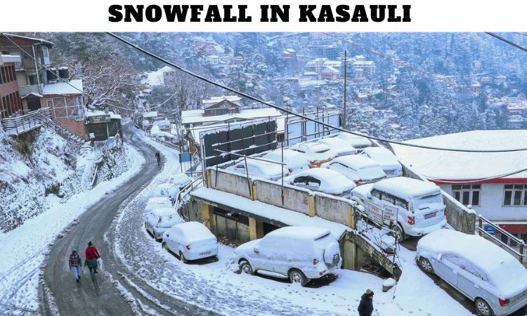 Snowfall in Kasauli Himachal Pradesh