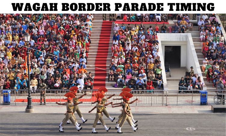 Wagah Border Parade Timing