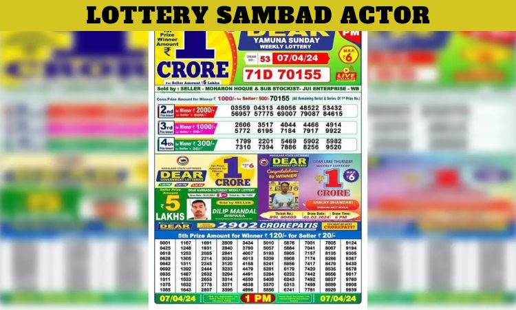 Lottery Sambad Actor