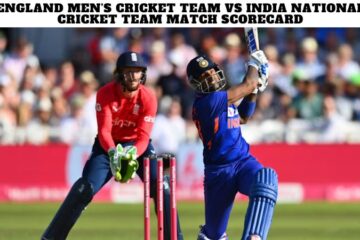 England Men’s Cricket Team vs India National Cricket Team Match Scorecard