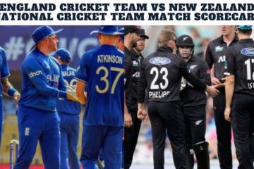 England Cricket Team vs New Zealand National Cricket Team Match Scorecard