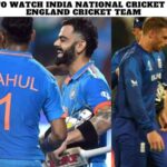 Where to Watch India National Cricket Team vs. England Cricket Team?