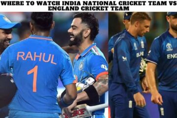 Where to Watch India National Cricket Team vs. England Cricket Team?