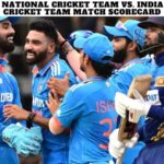 Sri Lanka National Cricket Team vs. India National Cricket Team Match Scorecard