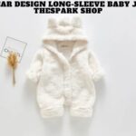 rs 149 bear design long-sleeve baby jumpsuit thespark shop