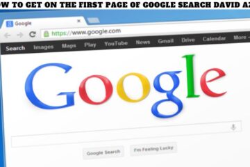 How to Get on the First Page of Google Search David Aziz