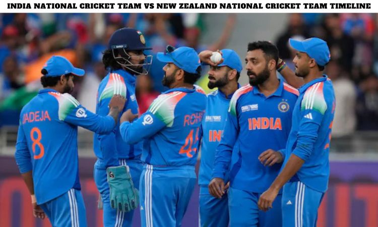 India National Cricket Team vs New Zealand National Cricket Team Timeline